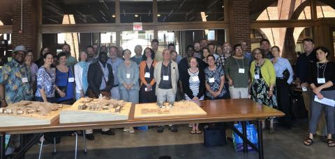 Attendees at the NCSE 2019 Summer Member Meeting that was hosted at the University of Arkansas