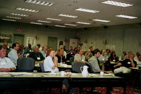 Attendees at a CEDD meeting in the early 2000s