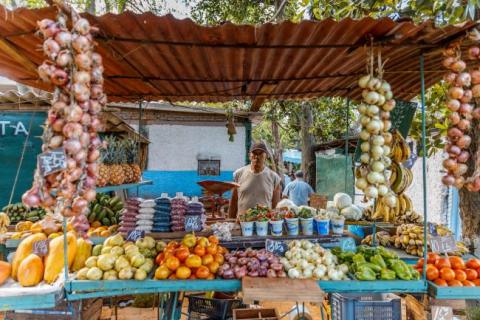 Finalist photo- vegetable stand