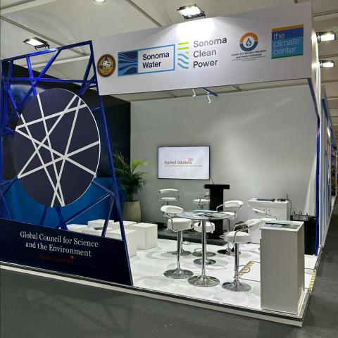 The GCSE Applied Solutions pavilion at COP27