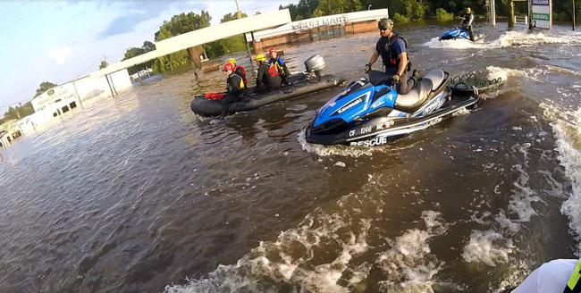 K38 Hurricane Harvey Jet Ski Rescue Flooding