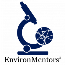 Microscope logo for Environmentors