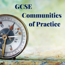 A compass, a map, and the text- GCSE Communities of Practice