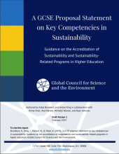 Key Competencies in Sustainability proposal statement
